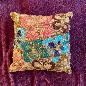 Pier 1 beaded pillow